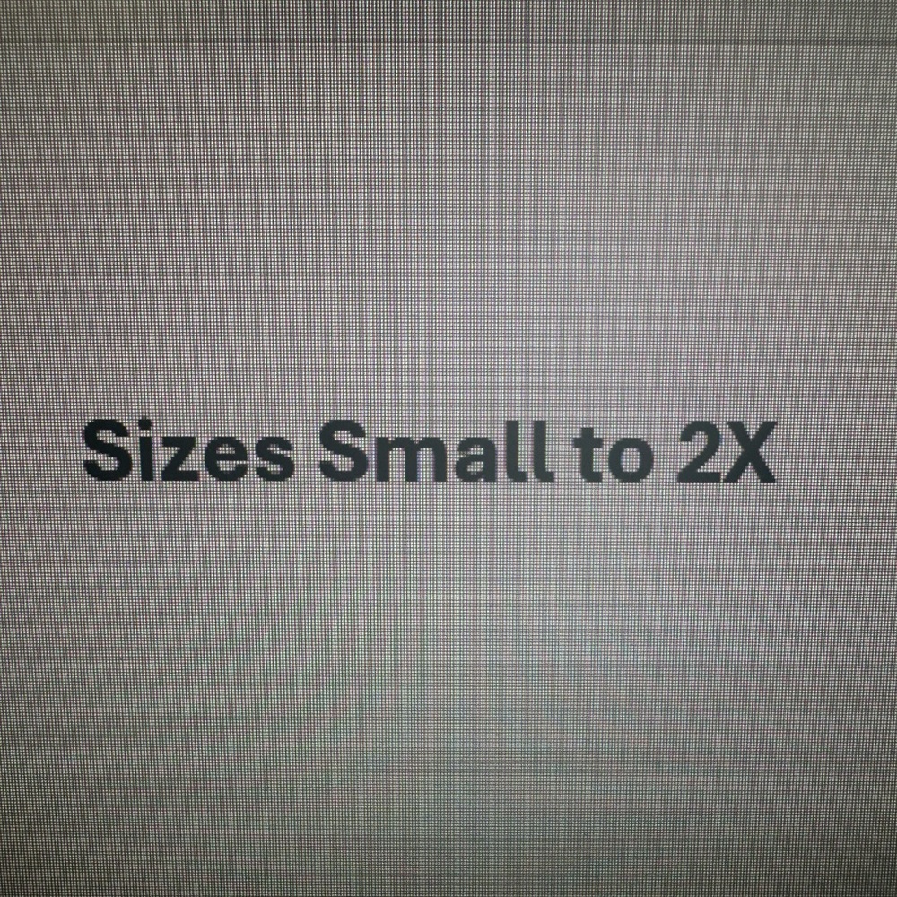 My closet sizes small to 2X